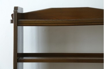 和製アンティーク　栓材　釘を使わない楔(くさび)式のレトロな本棚　(R-087694)