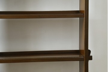和製アンティーク　栓材　釘を使わない楔(くさび)式のレトロな本棚　(R-087694)