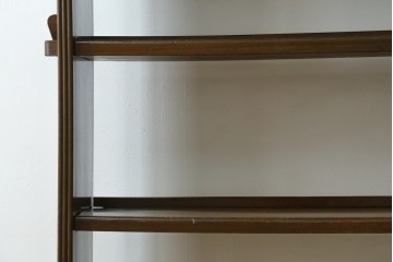 和製アンティーク　栓材　釘を使わない楔(くさび)式のレトロな本棚　(R-087694)