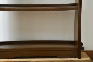 和製アンティーク　栓材　釘を使わない楔(くさび)式のレトロな本棚　(R-087694)