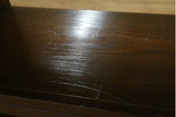 和製アンティーク　栓材　釘を使わない楔(くさび)式のレトロな本棚　(R-087694)