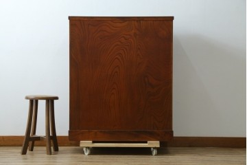 中古　美品　最高級の上手物!　仙台民芸箪笥(仙台箪笥)　本漆塗り　重厚な金具が際立つ衣装箪笥　定価約78万円　(R-087701)