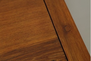 中古　欅(ケヤキ)材　格子戸が印象的な水屋箪笥サイドボード　(R-087720)