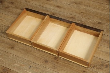 中古　松本民芸家具　可愛らしいデザインの90型茶タンス　定価約44万円　(R-087727)