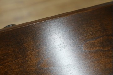 中古　希少な廃番品　蝦夷民藝(蝦夷民芸家具)　取り外せる小引き出し付きライティングビューロー　(R-087731)