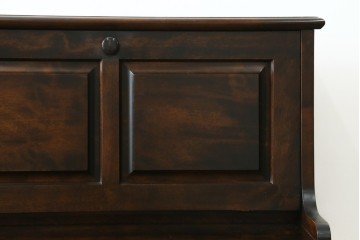 中古　希少な廃番品　蝦夷民藝(蝦夷民芸家具)　取り外せる小引き出し付きライティングビューロー　(R-087731)