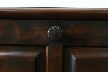 中古　希少な廃番品　蝦夷民藝(蝦夷民芸家具)　取り外せる小引き出し付きライティングビューロー　(R-087731)