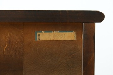 中古　希少な廃番品　蝦夷民藝(蝦夷民芸家具)　取り外せる小引き出し付きライティングビューロー　(R-087731)