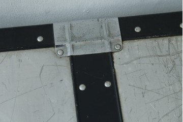 和製ヴィンテージ　金具使いが目を引く舟トランク　(R-087732)