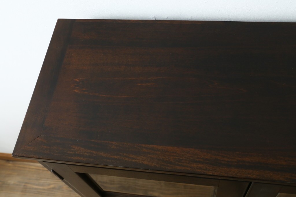 中古　美品　松本民芸家具　クラシカルなB型書棚　定価約43万円　(R-087743)