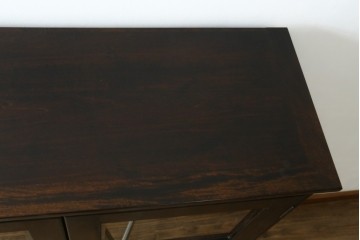 中古　美品　松本民芸家具　クラシカルなB型書棚　定価約43万円　(R-087743)