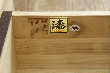 中古　美品　仙台民藝箪笥(仙台箪笥)　重厚な金具が目を惹く衣装箪笥　定価約50万円　(R-087744)