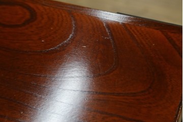 中古　美品　仙台民芸箪笥(仙台箪笥)　重厚な金具と杢目が目を引くチェスト　定価約27万円　(R-087749)