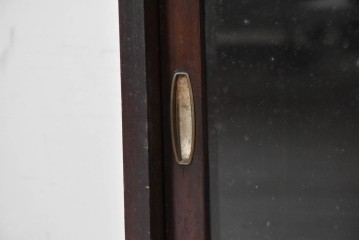 《天板取り付け加工費込み》　和製ビンテージ　落ち着いた色味が空間に馴染む収納力のあるローボード　(R-087753)