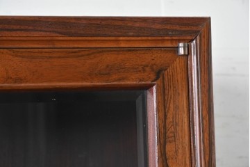 和製ヴィンテージ　ローズウッド材　木目の美しいキャビネット　(R-087756)