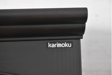 中古　美品　カリモク家具(karimoku)　多面ガラスのショーケース　定価約25万円　(R-087758)