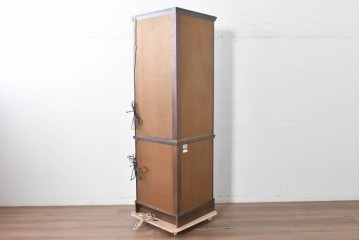 中古　美品　カリモク家具(karimoku)　多面ガラスのショーケース　定価約25万円　(R-087758)