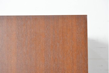和製ヴィンテージ　希少デザイン　チーク材　丸い引き手が印象的なワードローブ　(R-087760)
