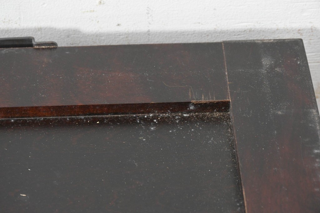 《天板取り付け加工費込み》中古　北海道民芸家具　カバ材　端正なフォルムのテレビボード　(R-087770)