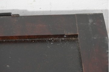 《天板取り付け加工費込み》中古　北海道民芸家具　カバ材　端正なフォルムのテレビボード　(R-087770)