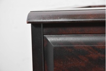 《天板取り付け加工費込み》中古　北海道民芸家具　カバ材　端正なフォルムのテレビボード　(R-087770)