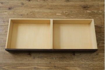 中古　北海道民芸家具　カバ材　端正なフォルムのテレビボード　(R-087770)