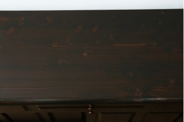 中古　北海道民芸家具　カバ材　端正なフォルムのテレビボード　(R-087770)