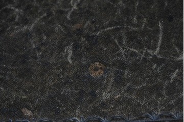 イギリスアンティーク　高級品!!　マホガニー材　優美な装飾と贅沢なレザートップのビューローブックケース　(R-087775)