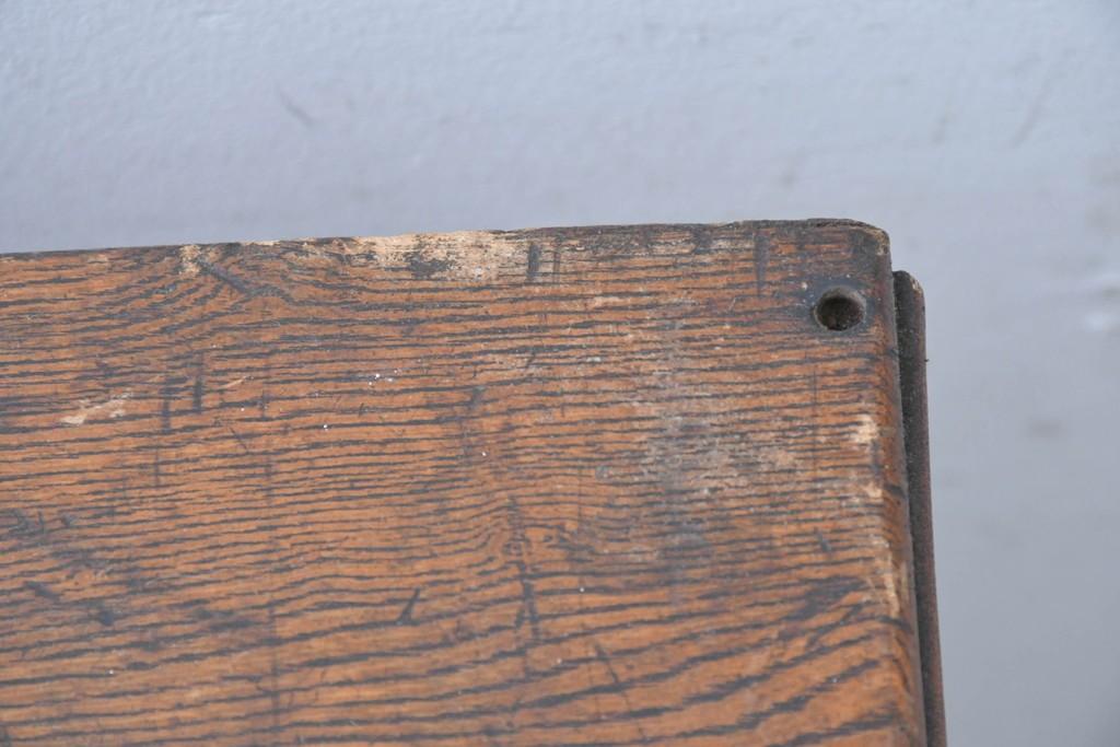 和製アンティーク　栓材　引き出し7杯のレトロなサイドチェスト　(R-087777)