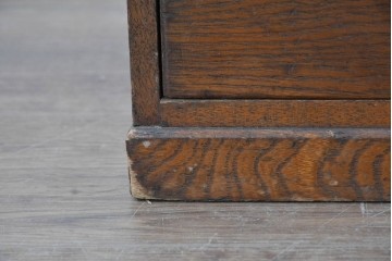 和製アンティーク　栓材　引き出し7杯のレトロなサイドチェスト　(R-087777)