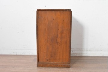 和製アンティーク　栓材　引き出し7杯のレトロなサイドチェスト　(R-087777)