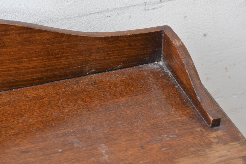 イギリスヴィンテージ　CHARLES JENNER & COMPANY　落ち着いた木味と軽やかさを感じる引き出し式のレコードケース　(R-087779)