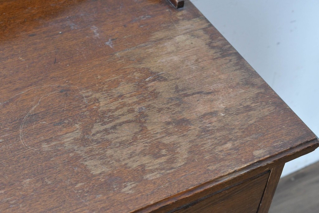 イギリスヴィンテージ　CHARLES JENNER & COMPANY　落ち着いた木味と軽やかさを感じる引き出し式のレコードケース　(R-087779)