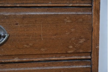 イギリスヴィンテージ　CHARLES JENNER & COMPANY　落ち着いた木味と軽やかさを感じる引き出し式のレコードケース　(R-087779)