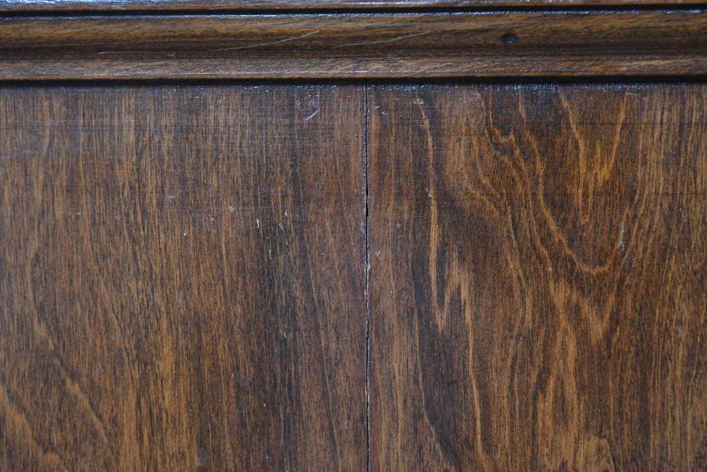 イギリスヴィンテージ　CHARLES JENNER & COMPANY　落ち着いた木味と軽やかさを感じる引き出し式のレコードケース　(R-087779)