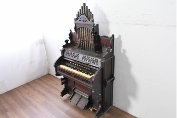 アメリカアンティーク　激レア・希少!!　Estey Organ Company(エスティ オルガン社)　リードオルガン　定価約350万円　(R-087780)