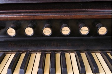 アメリカアンティーク　激レア・希少!!　Estey Organ Company(エスティ オルガン社)　リードオルガン　定価約350万円　(R-087780)
