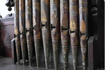 アメリカアンティーク　激レア・希少!!　Estey Organ Company(エスティ オルガン社)　リードオルガン　定価約350万円　(R-087780)