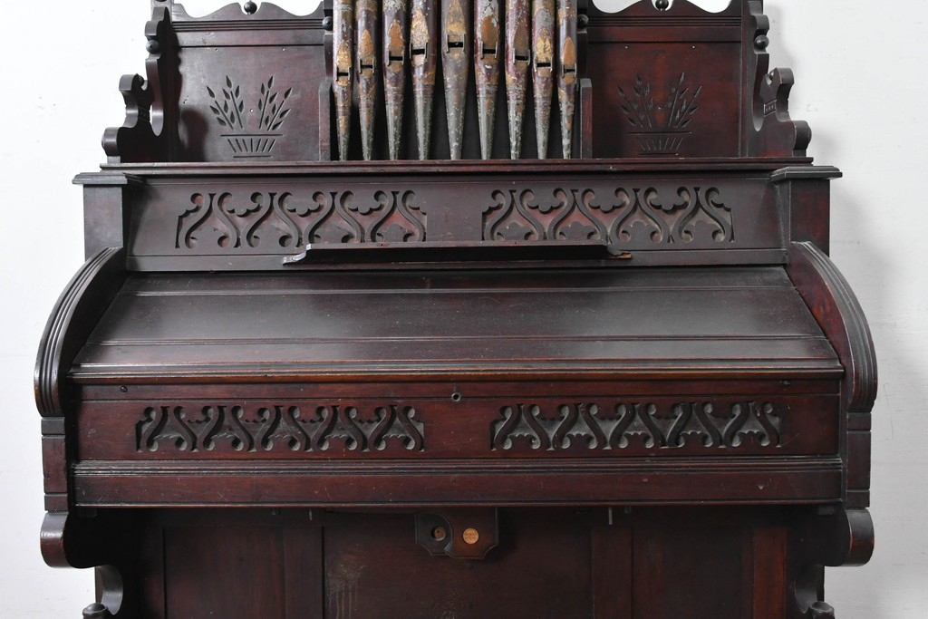 アメリカアンティーク　激レア・希少!!　Estey Organ Company(エスティ オルガン社)　リードオルガン　定価約350万円　(R-087780)