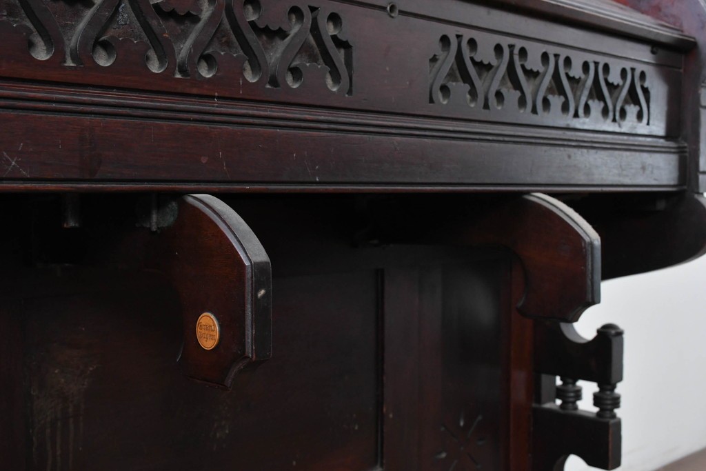 アメリカアンティーク　激レア・希少!!　Estey Organ Company(エスティ オルガン社)　リードオルガン　定価約350万円　(R-087780)