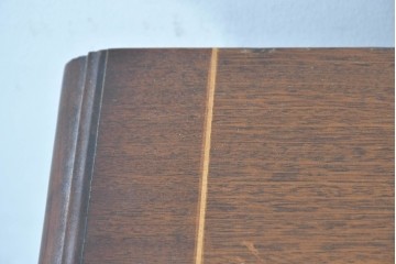 イギリスアンティーク　マホガニー材　幾何学模様のガラス扉が目を引く上品なブックケース　(R-087787)