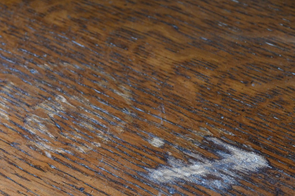 イギリスアンティーク　希少デザイン!!　オーク材　アーチトップ・ボウフロントデザインが魅力のオープンシェルフ　(R-087790)