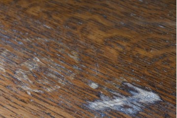 イギリスアンティーク　希少デザイン!!　オーク材　アーチトップ・ボウフロントデザインが魅力のオープンシェルフ　(R-087790)