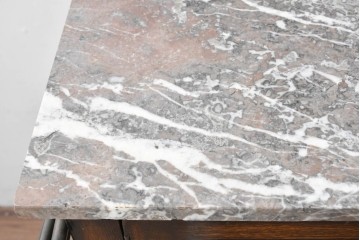 イギリスアンティーク　オーク材　バーリーシュガーツイストレッグが印象的なタオルハンガー付きのウォッシュスタンド　(R-087794)