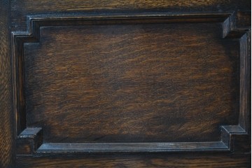 イギリスアンティーク　オーク材　バーリーシュガーツイストレッグが印象的なタオルハンガー付きのウォッシュスタンド　(R-087794)