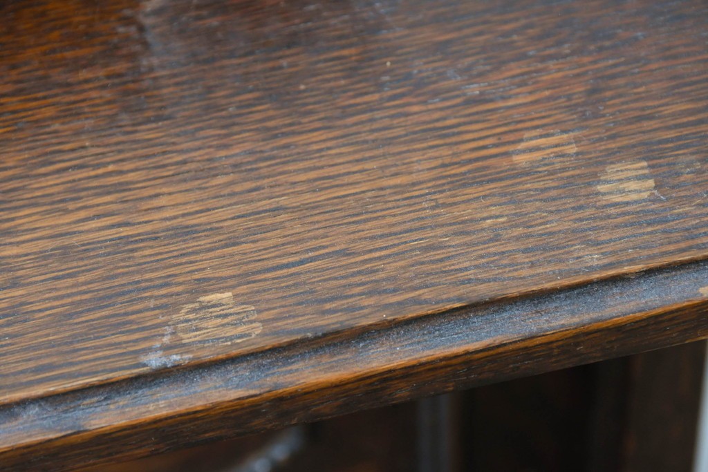 イギリスアンティーク　オーク材　クラシカルな彫刻入りのコールボックス　(R-087795)