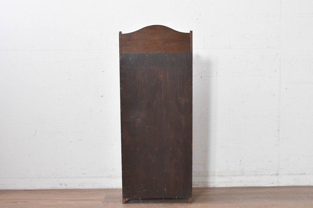 イギリスアンティーク　希少デザイン!　ツイスト支柱が印象的なブックシェルフ　(R-087809)