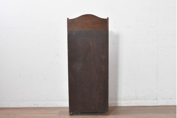 イギリスアンティーク　希少デザイン!　ツイスト支柱が印象的なブックシェルフ　(R-087809)