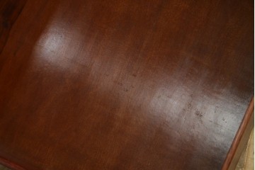 和製ヴィンテージ　花梨(カリン)材　美しい杢目と優雅な猫脚デザインのチェスト　(R-087811)