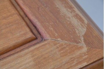 和製ヴィンテージ　花梨(カリン)材　優美な彫刻と猫脚が素敵なクラシカルデザインのサイドボード　(R-087812)